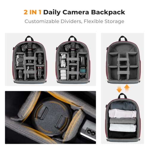 Camera Backpack (07-red)