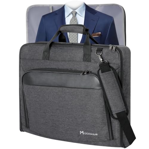 Carry On Garment Bag for Travel (Jet Black)