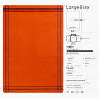 100% Wool Blanket (Warm Sunset Frame / Large)
