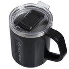 Stainless Steel Coffee Mug with Handle (Black)