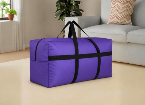 Extra Large Storage Duffle Bag (280L - 50"l x 15"w x 23"h / Purple)