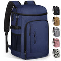 Cooler Backpack Insulated Leak Proof for Women Men Soft Cooler Bag (36 Cans / Blue)