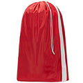 XL Nylon Laundry Bag with Strap ((1 pack) Red)