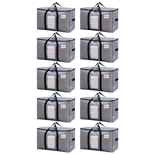 10 Pack Silver XXL Moving Bags (Silver / 10 Large)