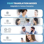 Translation Earbuds Real (Without Offline Package (Black))