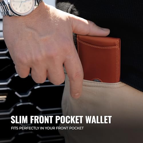 Cash Pocket Slim Wallet for Men (Terra Cotta)