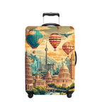 Balloon Luggage Cover Washable Suitcase Protector Anti (Balloon / S(20-22inch suitcase))