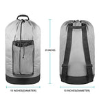 Backpack Laundry Bag (Grey)