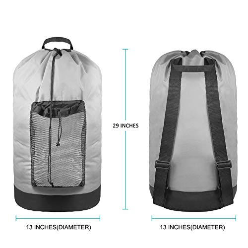 Backpack Laundry Bag (Grey)