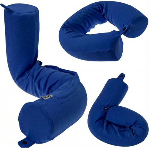Twist Memory Foam Travel Pillow (Sapphire / Standard (26"))