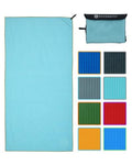 Microfiber Beach Towel (Aqua / Large (71"x35"))