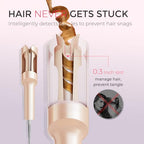 Automatic Rotating Curling Iron (1 inch / Peach)