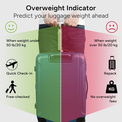Digital Luggage Scale (White Stainless steel)