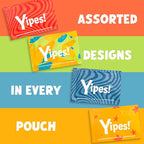 Yipes! Kids Face and Hand Wipes (1 Count (Pack of 48))