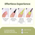 Beetles Green Gel Nail Polish (H - Creme Green | Fresh Pistachio)