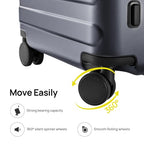Medium Checked Luggage 26 Inch (02-Grey (Basic) / Checked 26-Inch)