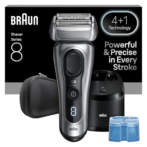 Series 8 8567cc Electric Razor for Men (Silver / 6 Piece Set)