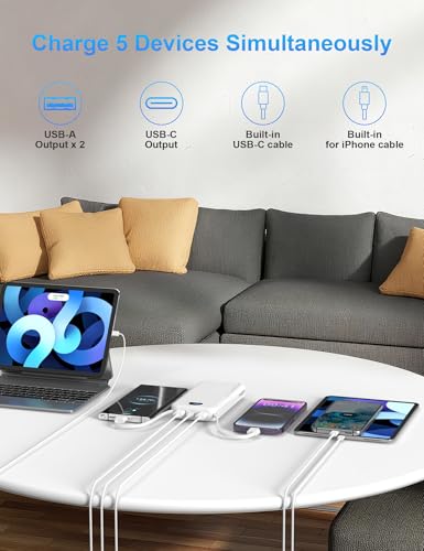 Portable Charger Power Bank 10000mAh PD20W w