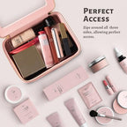 Clear Makeup Bag Organizer (Pink / Large Glam)