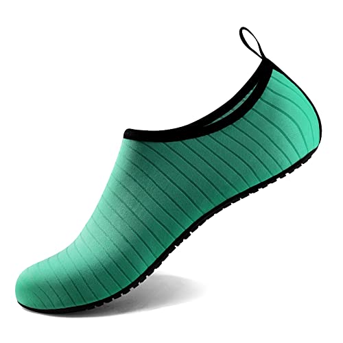 Water Shoes for Women Men Quick (7-8 Women/6-7 Men / Green-w001)