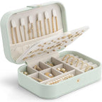 Travel Jewelry Case (Mint Green)