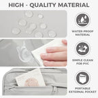 Toiletry Bag for Women (Grey / L)