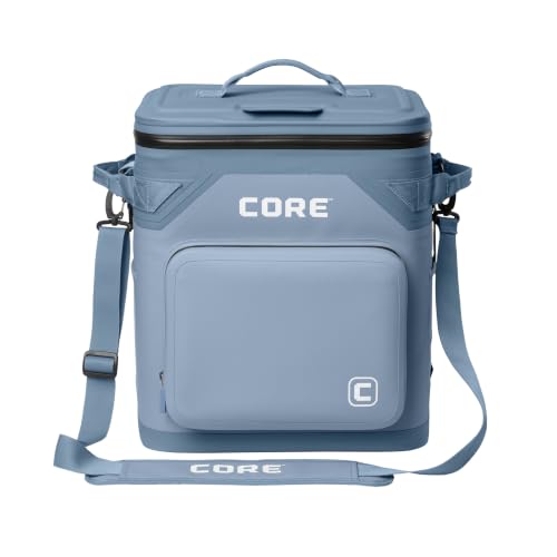 Magnetic Leak Proof 36 Can Soft Cooler with Waterproof Zipper (Steel Blue / 36 Can)