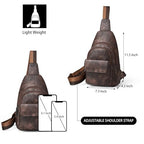 Sling Bag Crossbody Bags (Light Coffee)