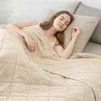Cooling Blanket for Hot Sleepers King Size (Khaki / King (108" x 90"))