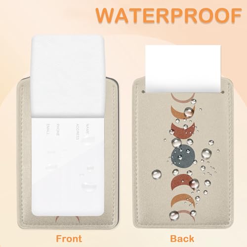 Minimalist Sunset PU Leather Luggage Tags for Suitcase (Minimalist Sunset)