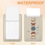 Minimalist Sunset PU Leather Luggage Tags for Suitcase (Minimalist Sunset)