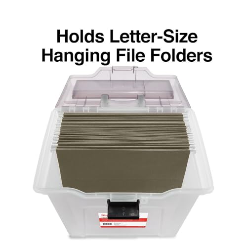 File Box Portable Tote (Clear)