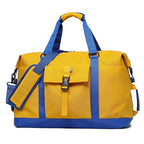 Duffel with Utility Pouch (Yellow and blue)
