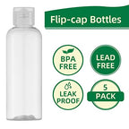 3.4 oz Travel Bottles for Toiletries (Clear1)