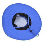 Sun Hats for Men Women UPF 50+ Breathable Wide Brim Summer Fishing (Royal Blue)