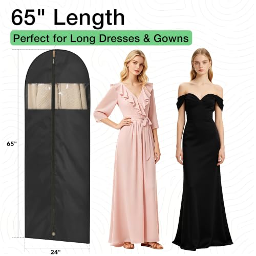 Dress Bags for Gowns (65''- 3 Pack)