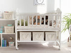 Storage Bins with Lids (Slub White / Large)