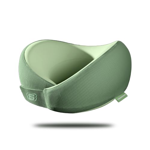 Memory Foam Neck Pillow (Green)