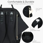 Diaper Bag Backpack (Black)