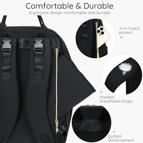 Diaper Bag Backpack (Black)