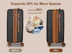 Romswi Expandable 20" Carry On Luggage, Hardshell Suitcase - Image 4