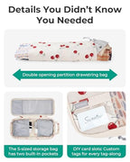 6 Set Compression Packing Cubes for Travel (Cherry Pop / Set of 6)