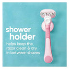 ComfortGlide White Tea Women's Razor 1 Handle + 4 Blade Refills