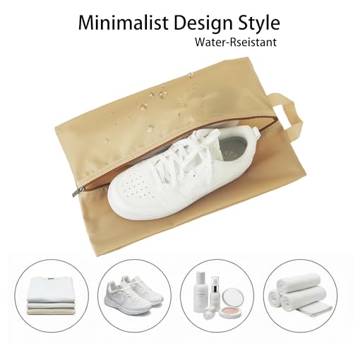 6pcs Portable Shoe Organizer (Khaki)