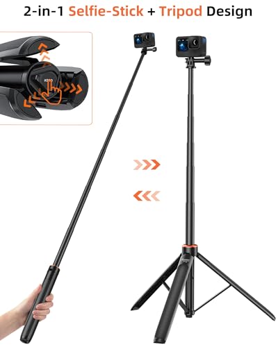 53" Osmo Action Selfie Stick Tripod Kit for DJI Action 5 Pro (Osmo Action Kit)