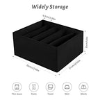 Jeans Drawer Organizers for Clothing (Black)