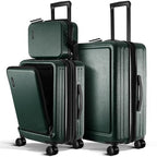 3 Piece Luggage Sets (3 Piece Set (20"/24") / Green)