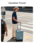 Expandable Carry On Luggage 22x14x9 Airline Approved (Expandable Carry On 20 Inch / Cherry Red)