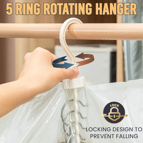 Hanging Vacuum Storage Bags (Clear / 2 Combo)