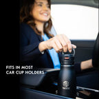 Traveler Stainless Steel Travel Coffee Mug with Flip (Onyx / 25 Ounces)